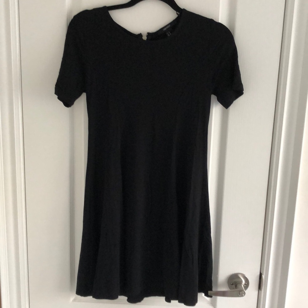 Black basic summer dress